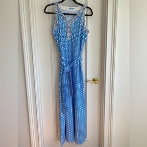 J. McLaughlin Blue and White Maxi Dress